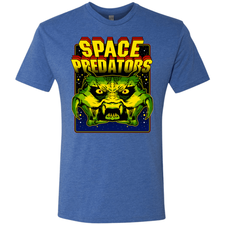 T-Shirts Vintage Royal / S Space Predator Men's Triblend T-Shirt