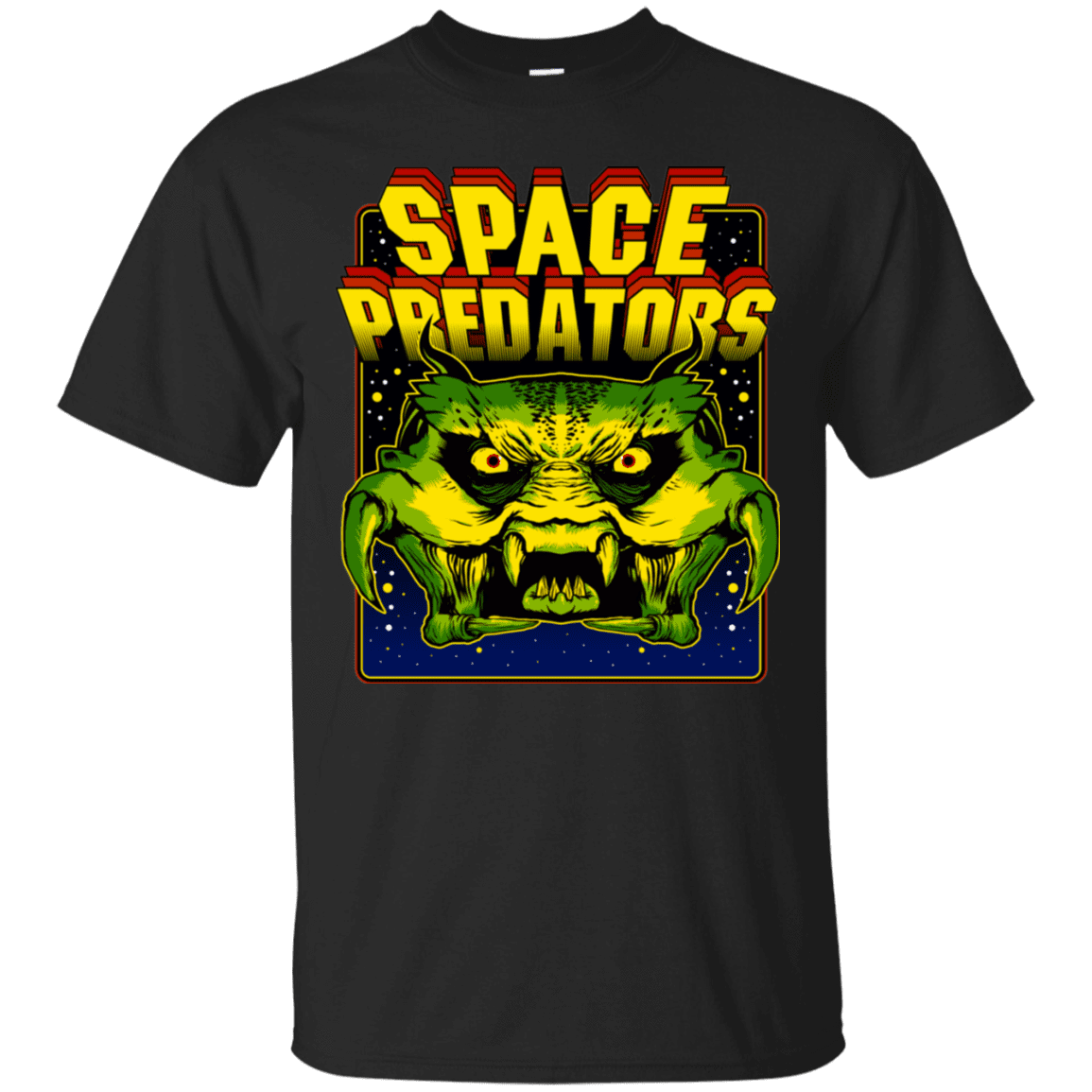 T-Shirts Black / S Space Predator T-Shirt