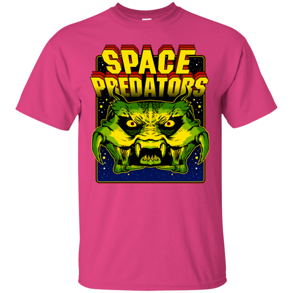 T-Shirts Heliconia / S Space Predator T-Shirt