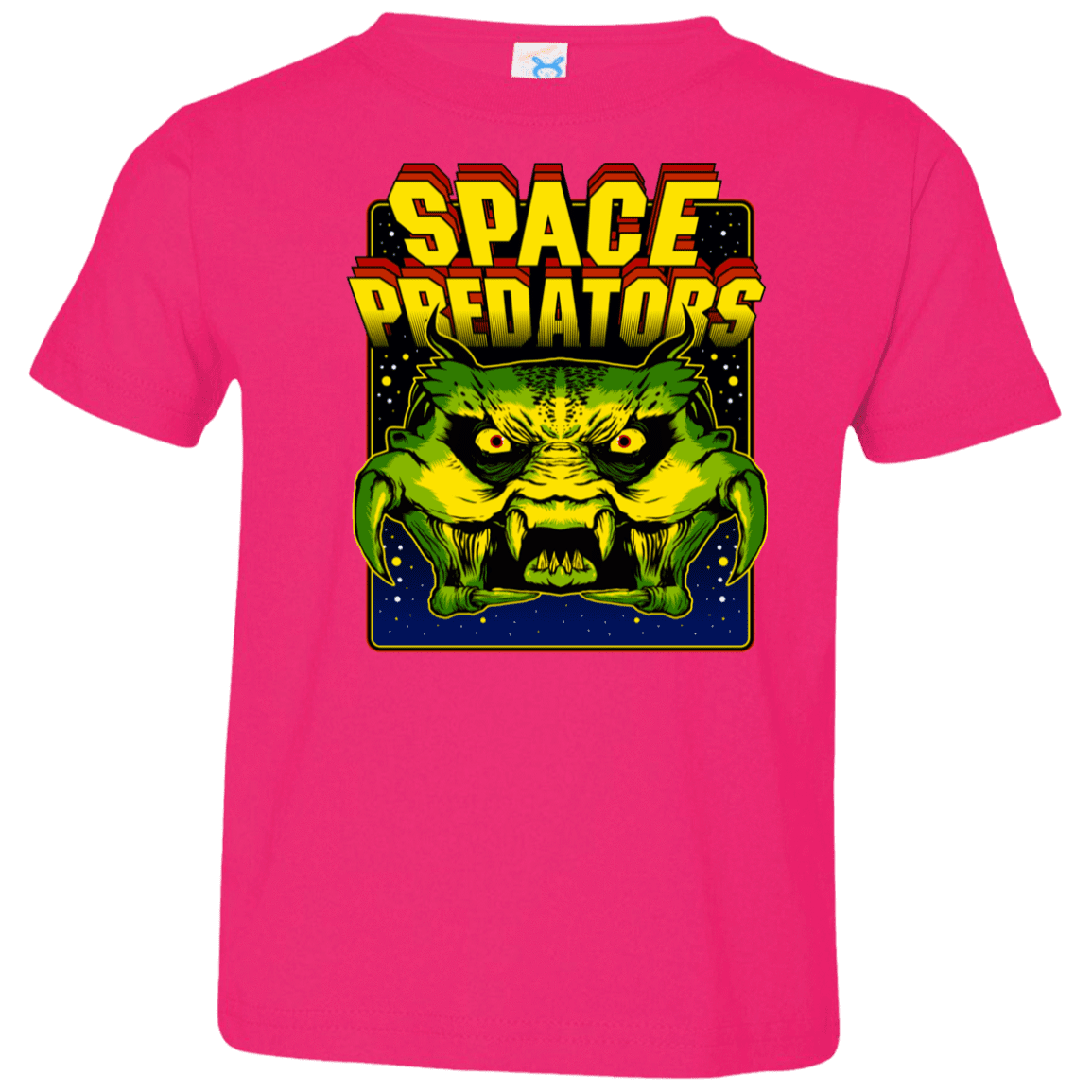 T-Shirts Hot Pink / 2T Space Predator Toddler Premium T-Shirt