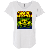T-Shirts Heather White / X-Small Space Predator Triblend Dolman Sleeve