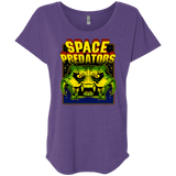 T-Shirts Purple Rush / X-Small Space Predator Triblend Dolman Sleeve