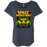 T-Shirts Vintage Navy / X-Small Space Predator Triblend Dolman Sleeve