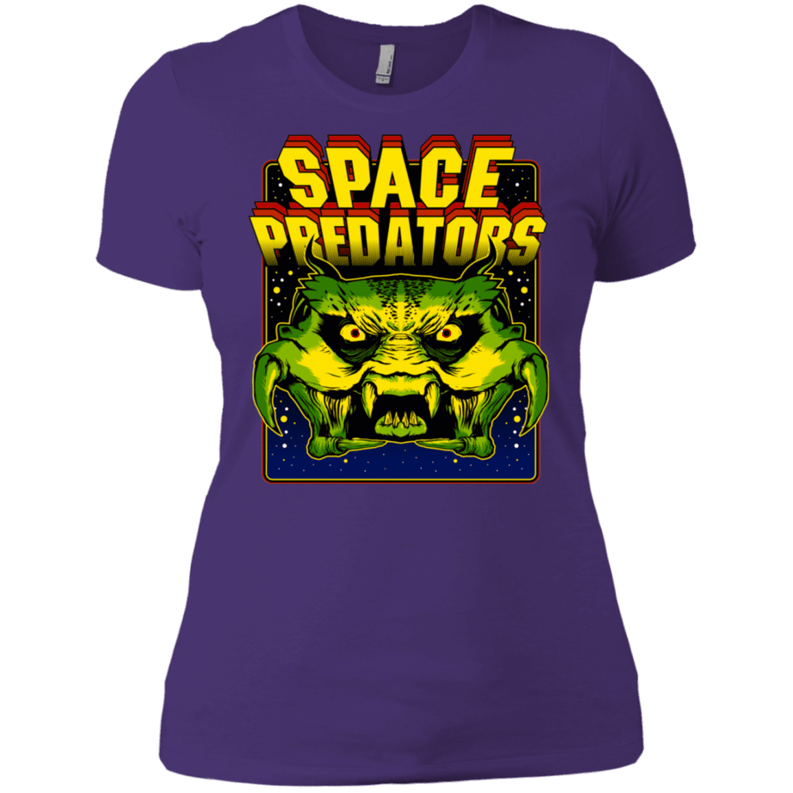 T-Shirts Purple Rush/ / X-Small Space Predator Women's Premium T-Shirt