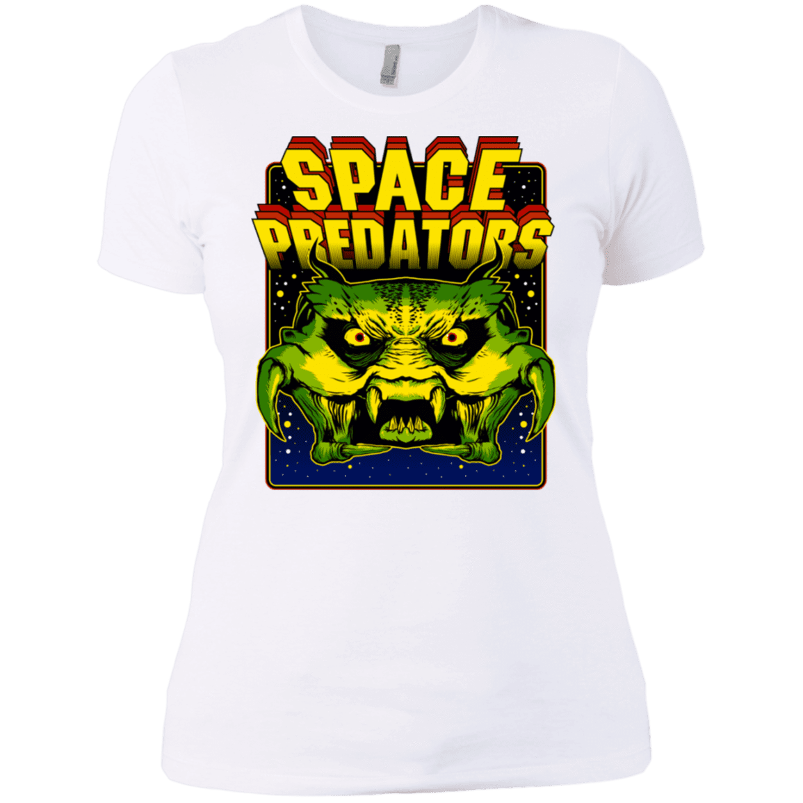 T-Shirts White / X-Small Space Predator Women's Premium T-Shirt