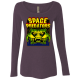 T-Shirts Vintage Purple / S Space Predator Women's Triblend Long Sleeve Shirt