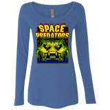 T-Shirts Vintage Royal / S Space Predator Women's Triblend Long Sleeve Shirt