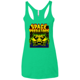 T-Shirts Envy / X-Small Space Predator Women's Triblend Racerback Tank