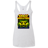 T-Shirts Heather White / X-Small Space Predator Women's Triblend Racerback Tank