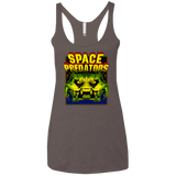 T-Shirts Macchiato / X-Small Space Predator Women's Triblend Racerback Tank