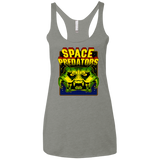 T-Shirts Venetian Grey / X-Small Space Predator Women's Triblend Racerback Tank