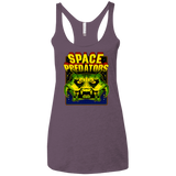 T-Shirts Vintage Purple / X-Small Space Predator Women's Triblend Racerback Tank