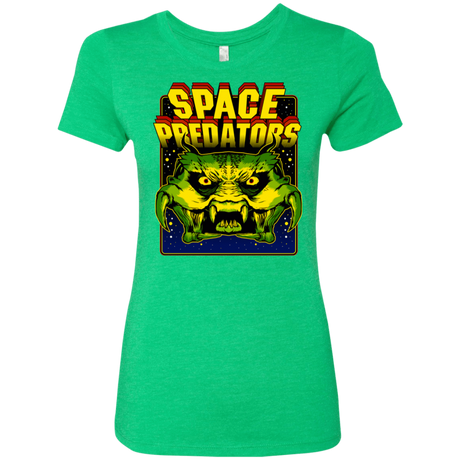 T-Shirts Envy / S Space Predator Women's Triblend T-Shirt