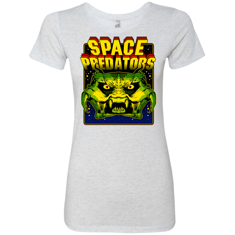 T-Shirts Heather White / S Space Predator Women's Triblend T-Shirt
