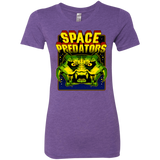 T-Shirts Purple Rush / S Space Predator Women's Triblend T-Shirt