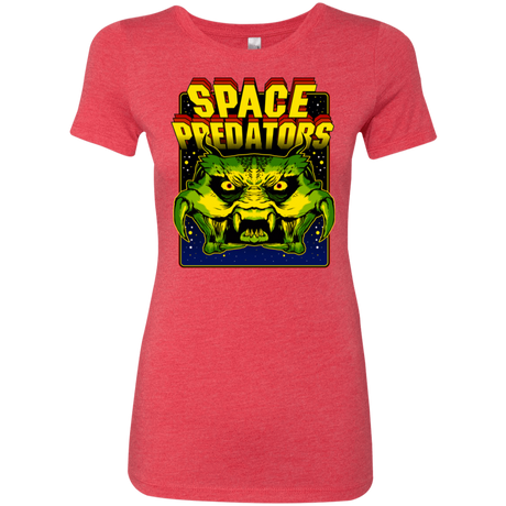 T-Shirts Vintage Red / S Space Predator Women's Triblend T-Shirt