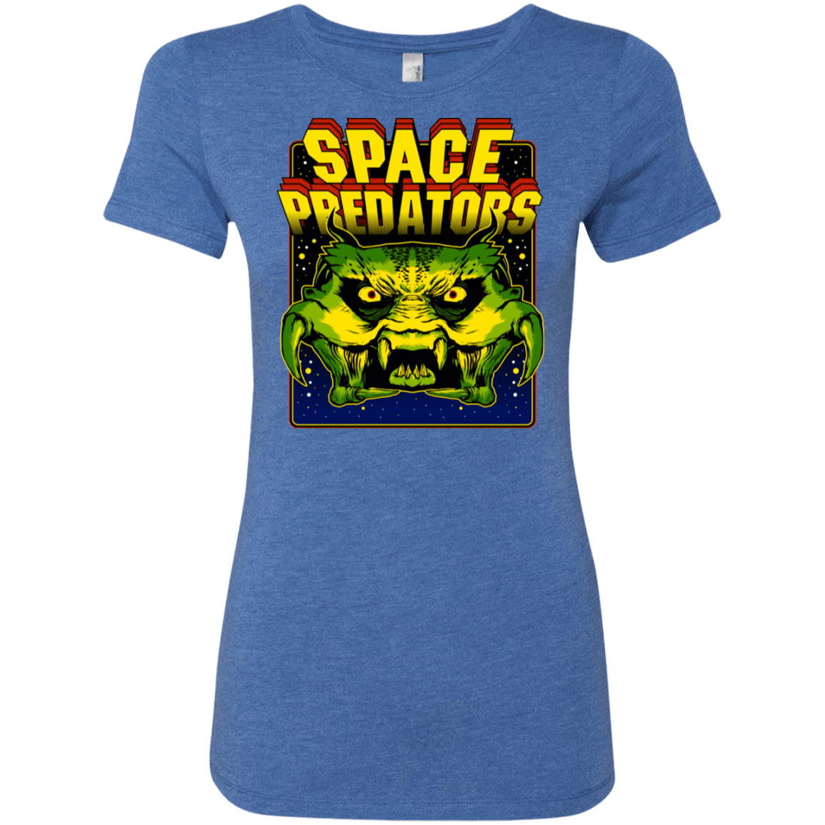 T-Shirts Vintage Royal / S Space Predator Women's Triblend T-Shirt