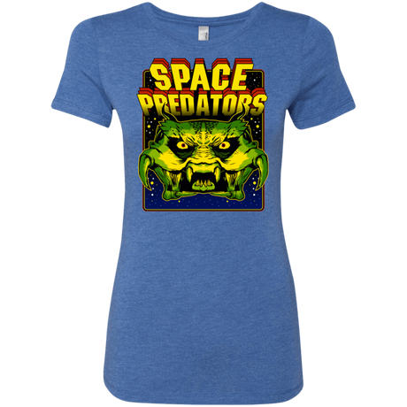T-Shirts Vintage Royal / S Space Predator Women's Triblend T-Shirt