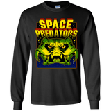 T-Shirts Black / YS Space Predator Youth Long Sleeve T-Shirt