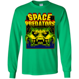 T-Shirts Irish Green / YS Space Predator Youth Long Sleeve T-Shirt
