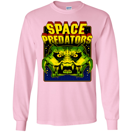 T-Shirts Light Pink / YS Space Predator Youth Long Sleeve T-Shirt