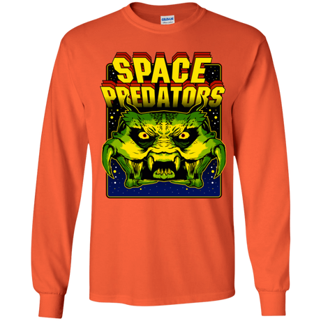 T-Shirts Orange / YS Space Predator Youth Long Sleeve T-Shirt