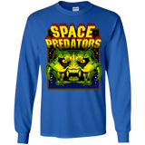 T-Shirts Royal / YS Space Predator Youth Long Sleeve T-Shirt