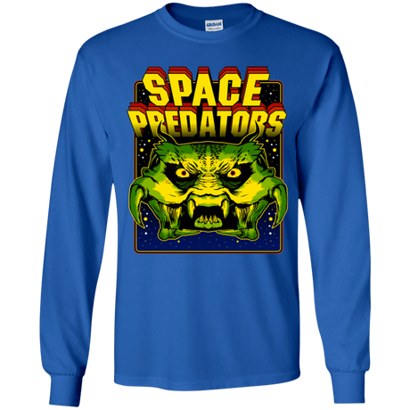 T-Shirts Royal / YS Space Predator Youth Long Sleeve T-Shirt