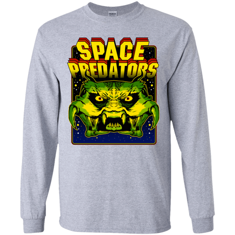 T-Shirts Sport Grey / YS Space Predator Youth Long Sleeve T-Shirt