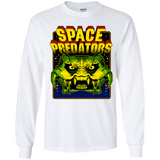 T-Shirts White / YS Space Predator Youth Long Sleeve T-Shirt