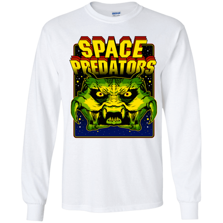 T-Shirts White / YS Space Predator Youth Long Sleeve T-Shirt