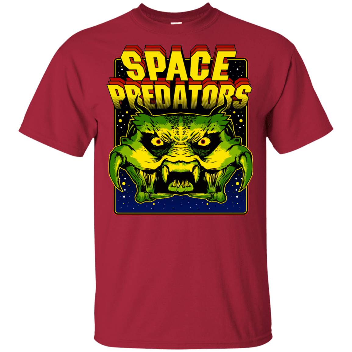 T-Shirts Cardinal / YXS Space Predator Youth T-Shirt