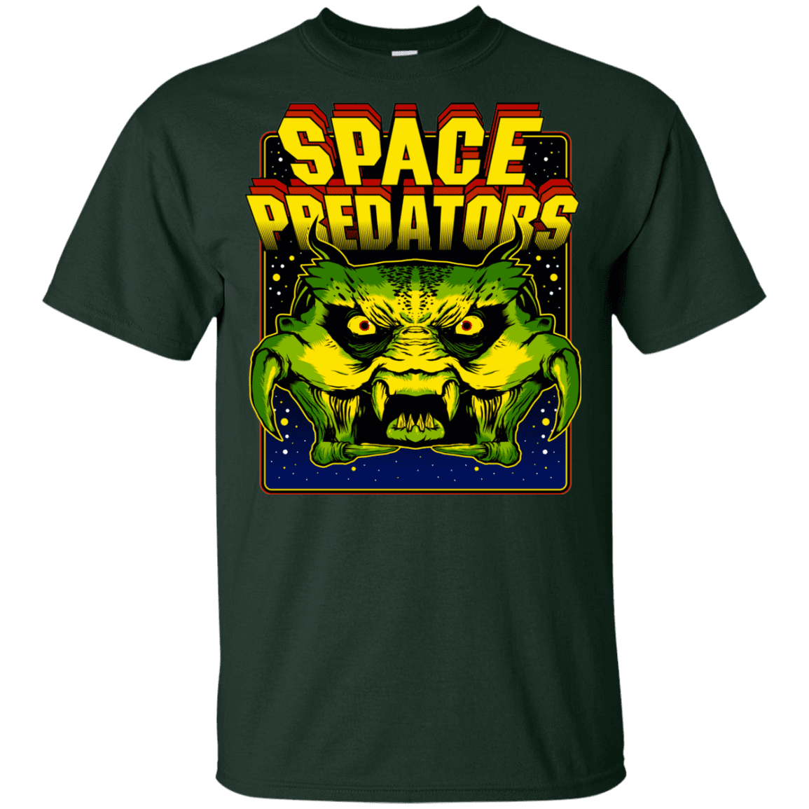 T-Shirts Forest / YXS Space Predator Youth T-Shirt