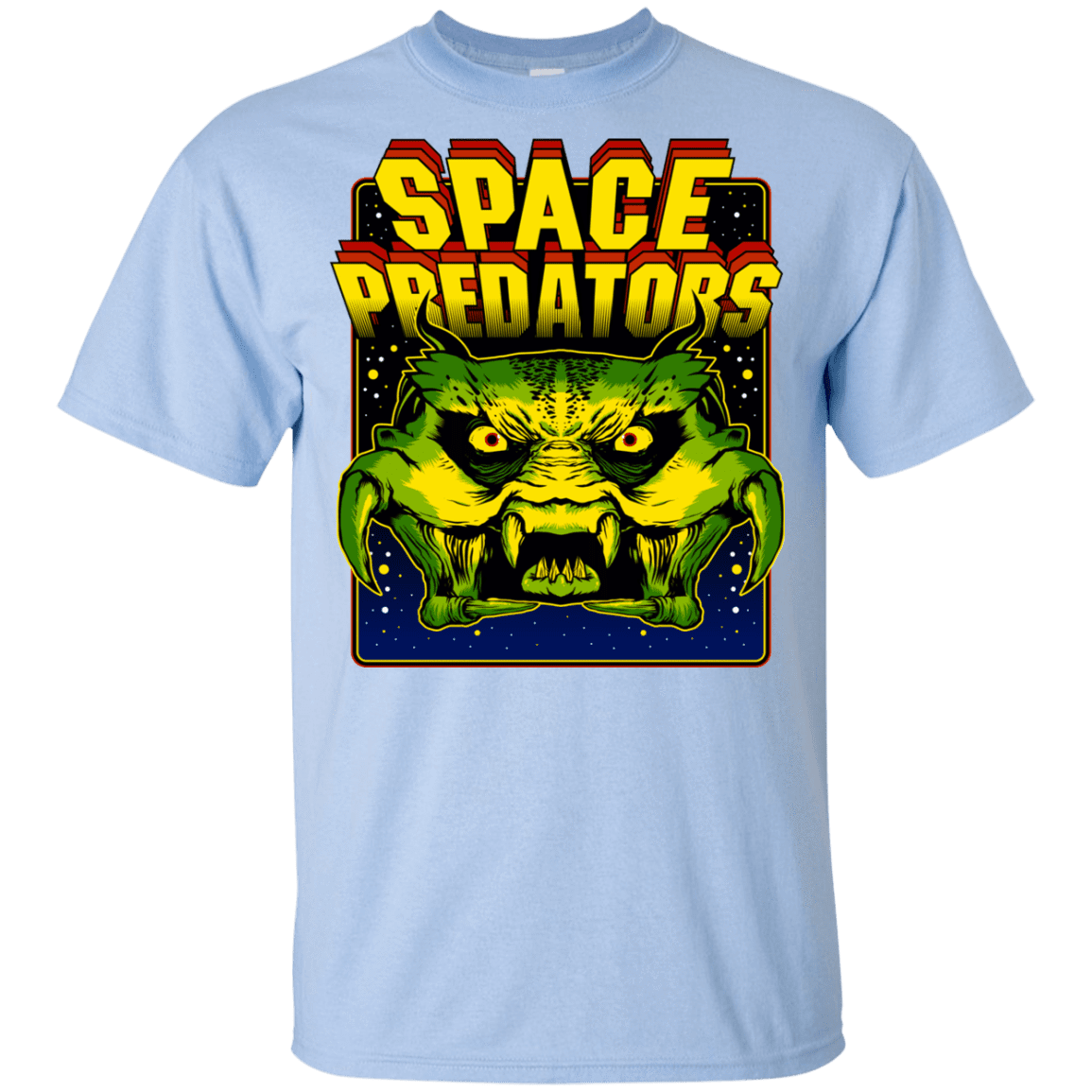 T-Shirts Light Blue / YXS Space Predator Youth T-Shirt