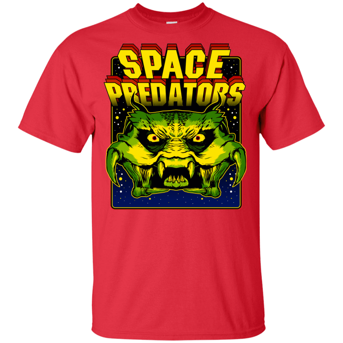 T-Shirts Red / YXS Space Predator Youth T-Shirt