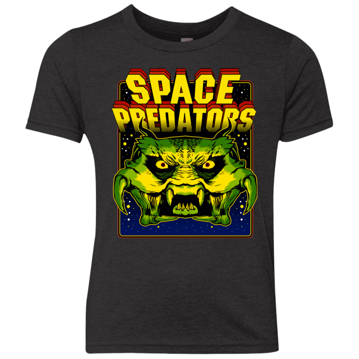 T-Shirts Vintage Black / YXS Space Predator Youth Triblend T-Shirt