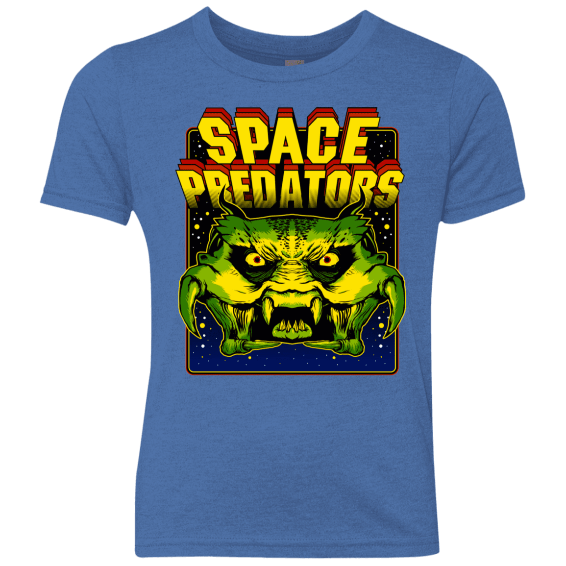 T-Shirts Vintage Royal / YXS Space Predator Youth Triblend T-Shirt