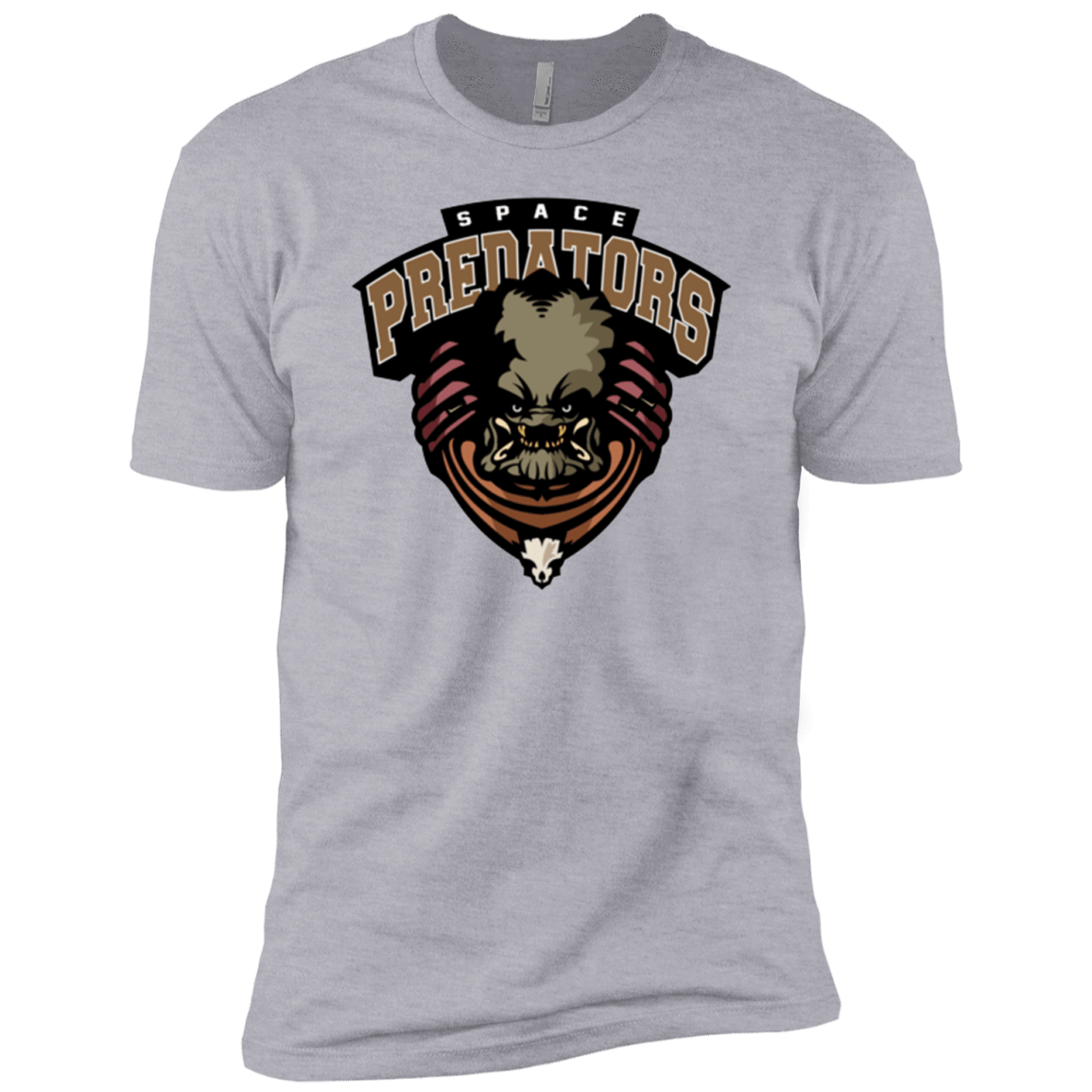 T-Shirts Heather Grey / YXS Space Predators Boys Premium T-Shirt