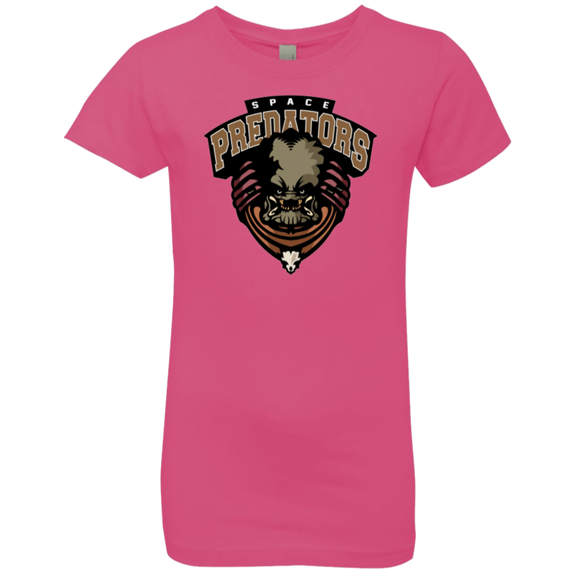 T-Shirts Hot Pink / YXS Space Predators Girls Premium T-Shirt