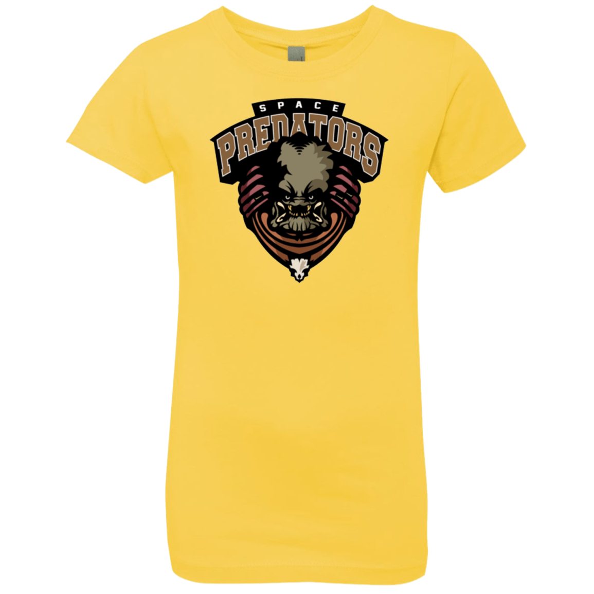 T-Shirts Vibrant Yellow / YXS Space Predators Girls Premium T-Shirt