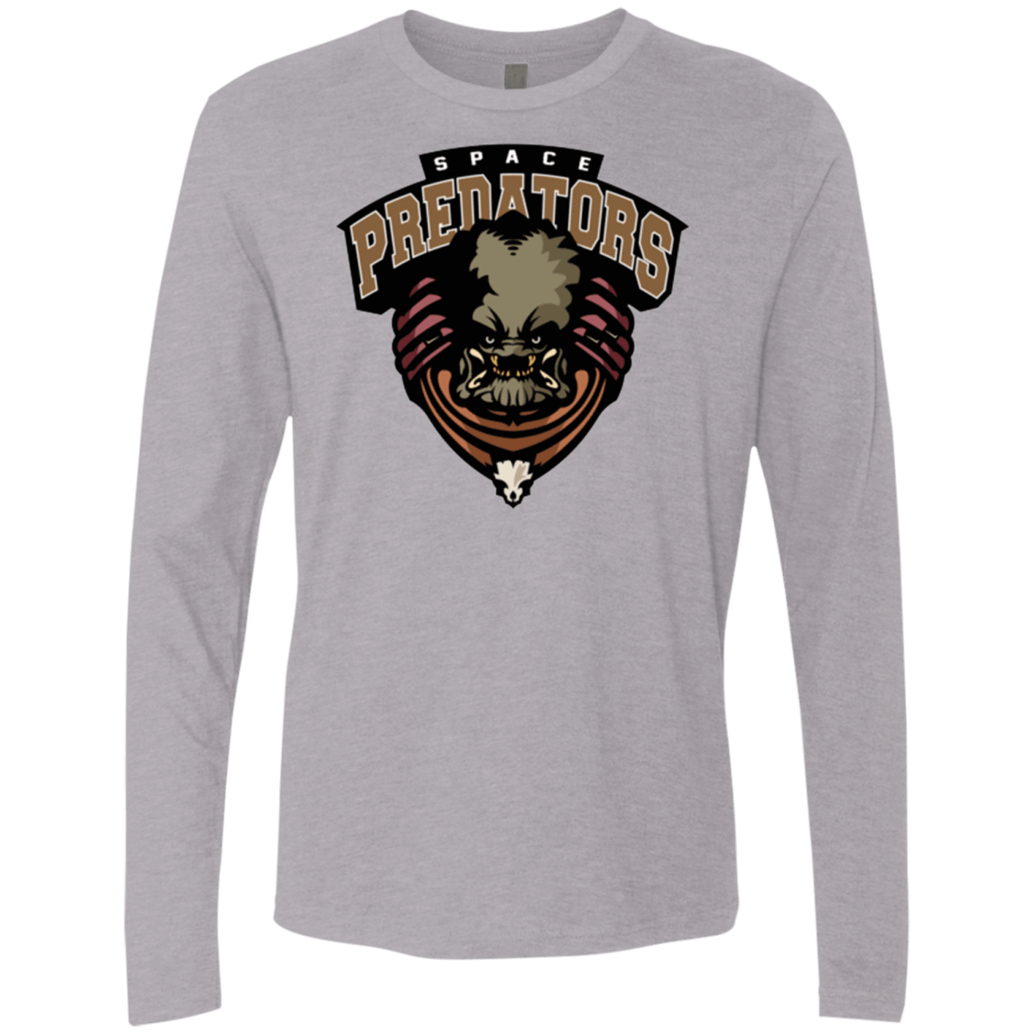 T-Shirts Heather Grey / Small Space Predators Men's Premium Long Sleeve