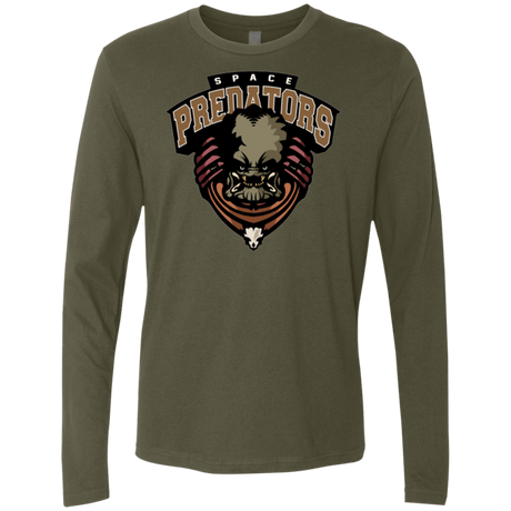 T-Shirts Military Green / Small Space Predators Men's Premium Long Sleeve