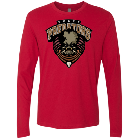 T-Shirts Red / Small Space Predators Men's Premium Long Sleeve