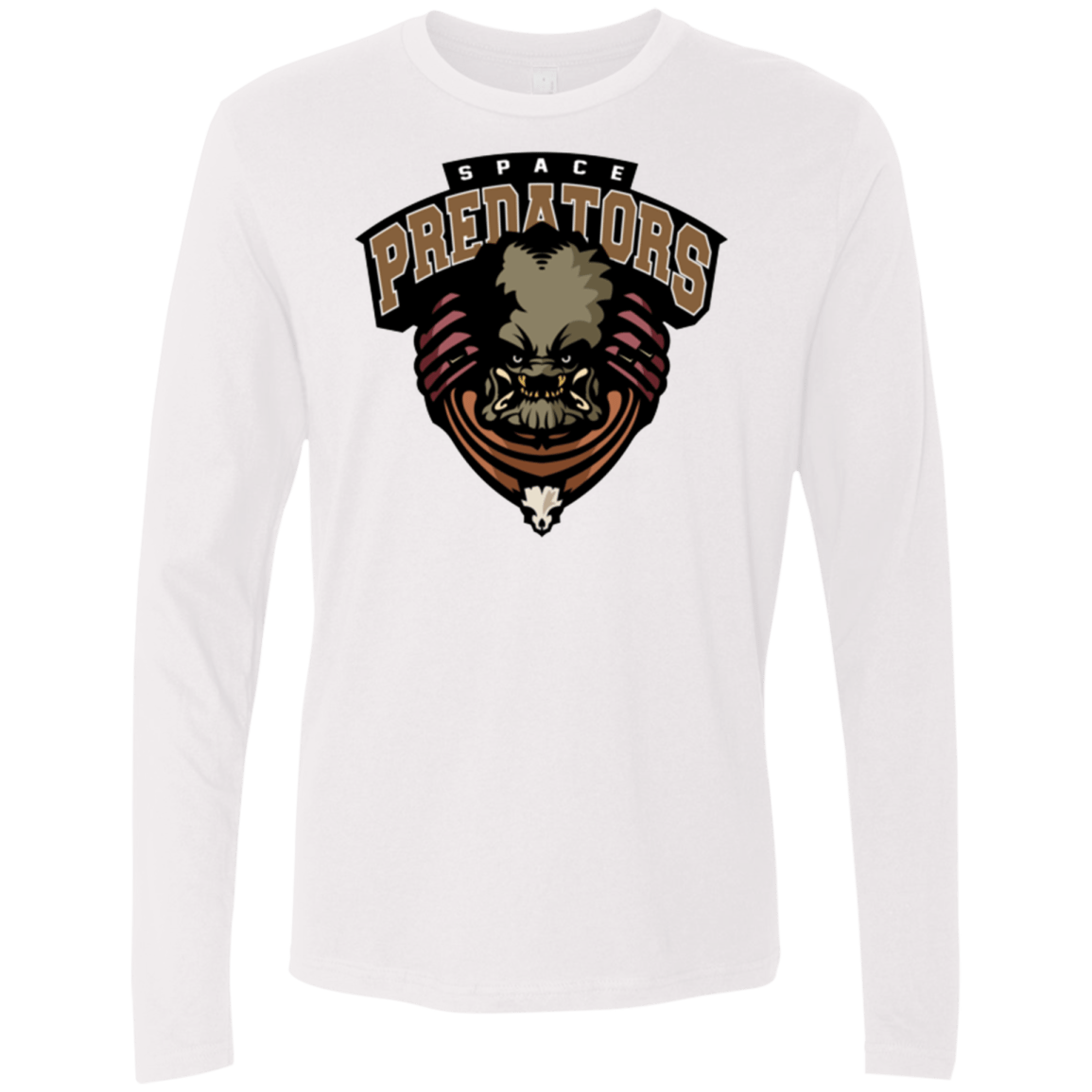 T-Shirts White / Small Space Predators Men's Premium Long Sleeve