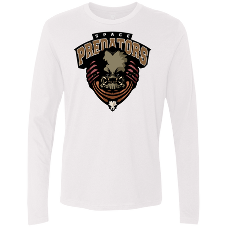 T-Shirts White / Small Space Predators Men's Premium Long Sleeve