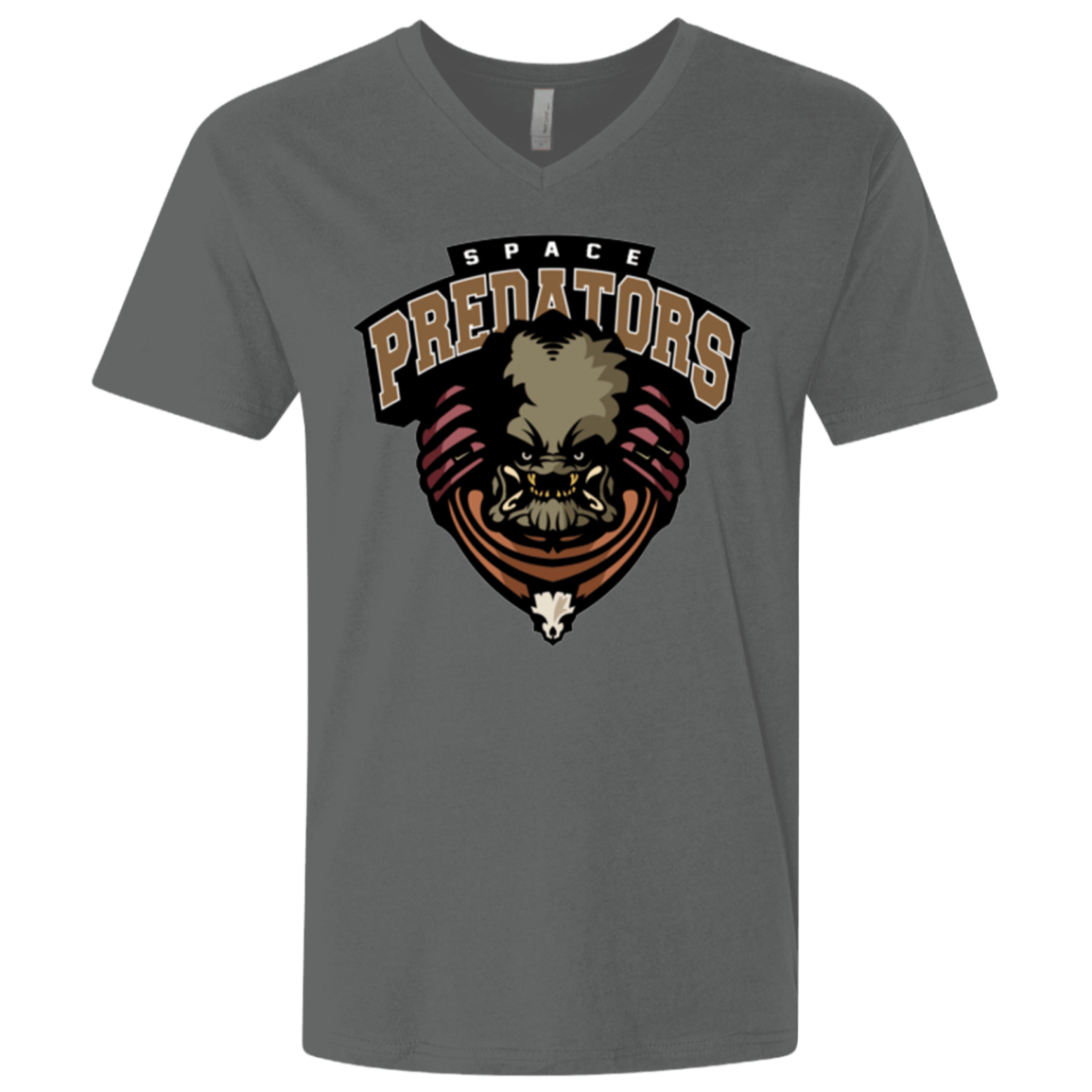 T-Shirts Heavy Metal / X-Small Space Predators Men's Premium V-Neck