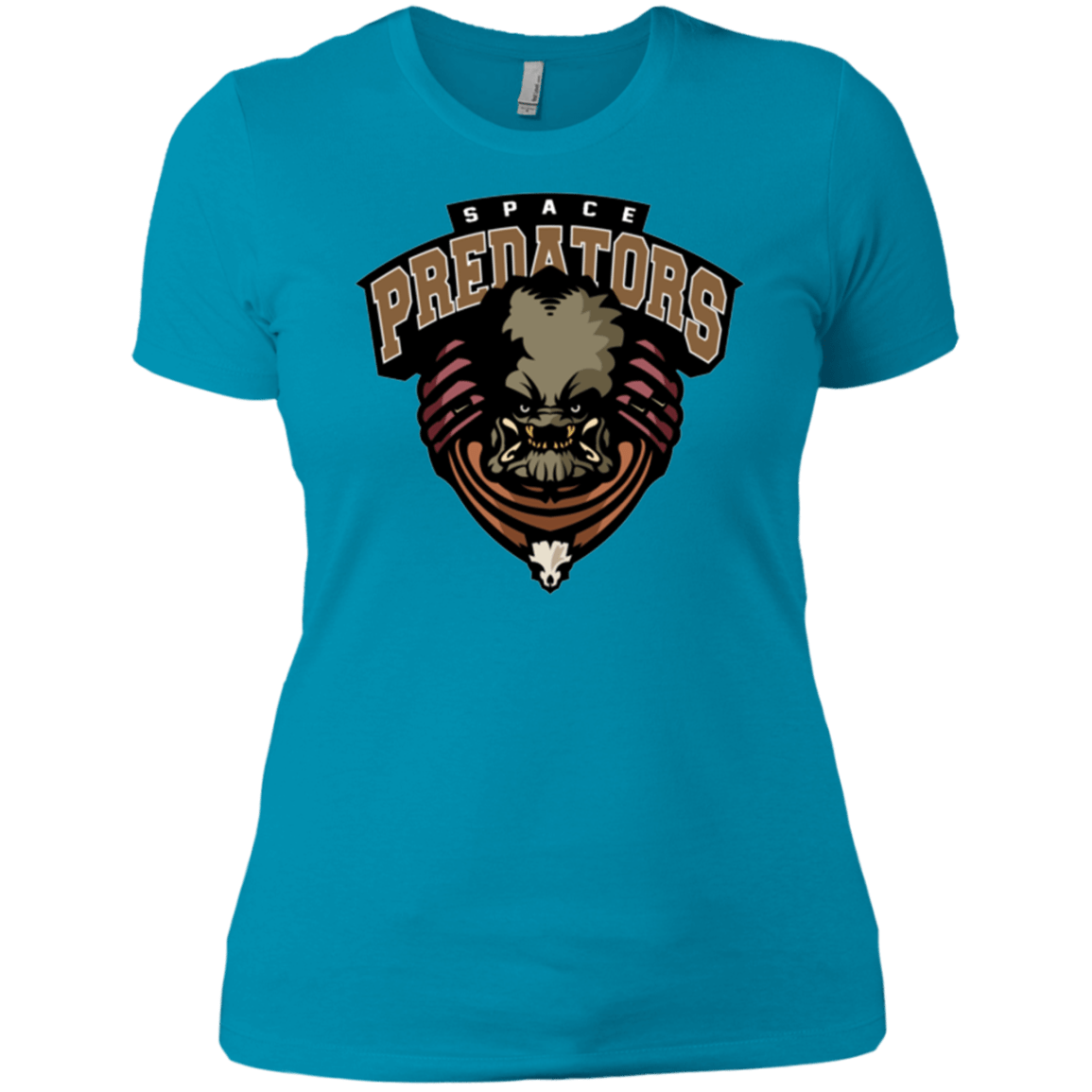 T-Shirts Turquoise / X-Small Space Predators Women's Premium T-Shirt