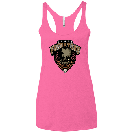 T-Shirts Vintage Pink / X-Small Space Predators Women's Triblend Racerback Tank