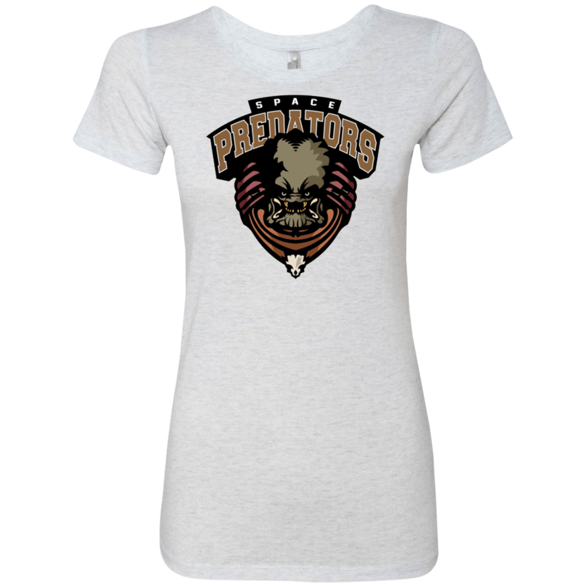 T-Shirts Heather White / Small Space Predators Women's Triblend T-Shirt