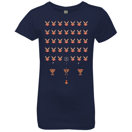 T-Shirts Midnight Navy / YXS Space Rabbits Girls Premium T-Shirt